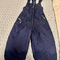 Salopette da sci/ Pantaloni imbottiti (7-8-9 anni)