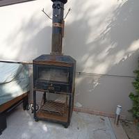 camino barbecue griglia