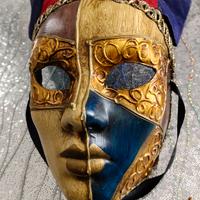 maschera veneziana carnevale originale anni '80