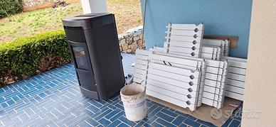 termostufa a pellet come nuova