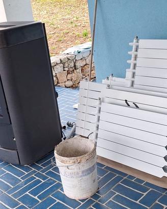 termostufa a pellet come nuova
