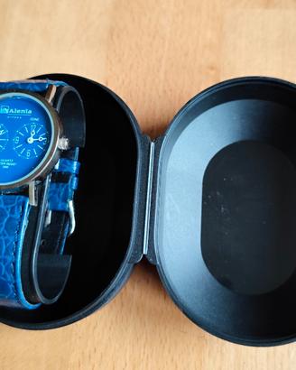 Orologio quarzo doppio quadrante  "Alenia Difesa"