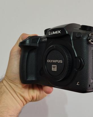 Fotocamera mirrorless Lumix GH5 con V-Log