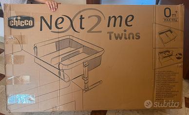 Chicco Next2Me Twins Magnet Grey