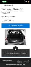 Rete bagaglio mercedes gla anno 2024
