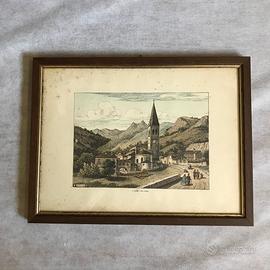 Quadro Stampa " S.Vincent Valle d'Aosta " n°5a