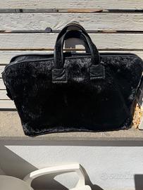 Borsa uomo /donna tipo 24 ore ,pelle/foca