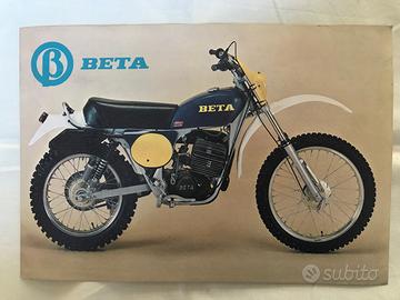 Depliant MOTO BETA modello SG 125 anni ' 70
