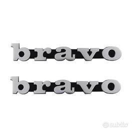 TARGHETTE FIANCATINA BRAVO FIANCHETTO SCRITTA STEM