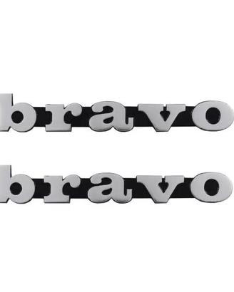 TARGHETTE FIANCATINA BRAVO FIANCHETTO SCRITTA STEM