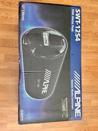 Subwoofer alpine e amplificatore Sony