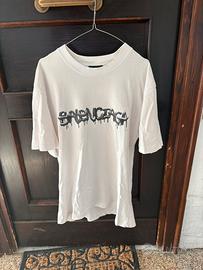 T-shirt bianca balenciaga da uomo
