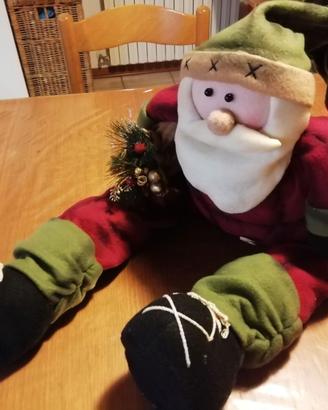 Pupazzo arredo Babbo Natale, altezza cm 65