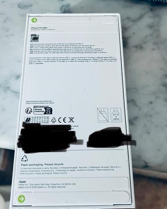 Iphone 17 pro max 256g