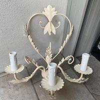 Lampada muro Shabby chic 3 lampade