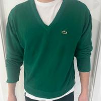 Lacoste IZOD vintage amni 70 maglione verde
