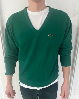 Lacoste IZOD vintage amni 70 maglione verde