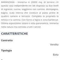 Vendita casa con terreno