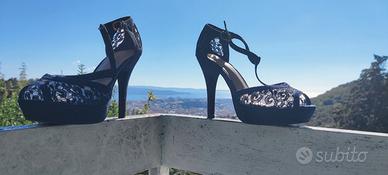 Sandali tacco alto nr 38