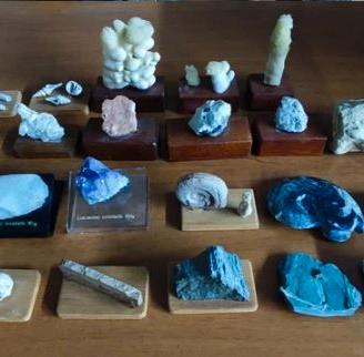 Collezione minerali e fossili