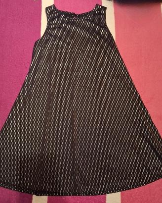 Vestito nero e argento