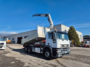 Iveco Eurotech 260E38 gru e ribaltabile