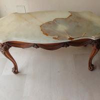 tavolino di marmo onice da salotto 