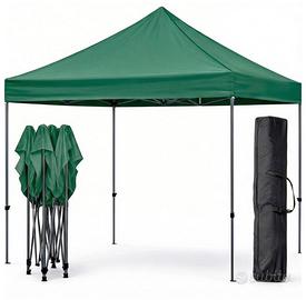 Gazebo 3x3 in acciaio e telo rivestito in PVC