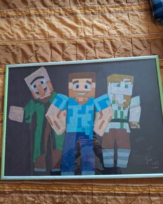 quadro minecraft