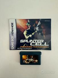 Splinter Cell Pandora Tomorrow GBA con manuale