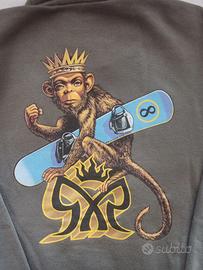 RIETVELD felpa snowboard Crazy Monkey L size