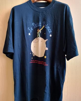 T-shirt con stampa immagine "Il piccolo principe"