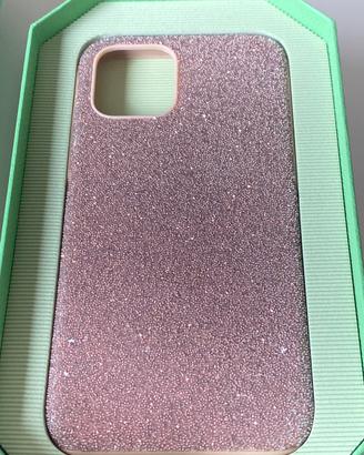Cover iphone 12 pro swarovski gold oro