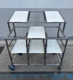 Carrello porta vassoi / teglie da 1180