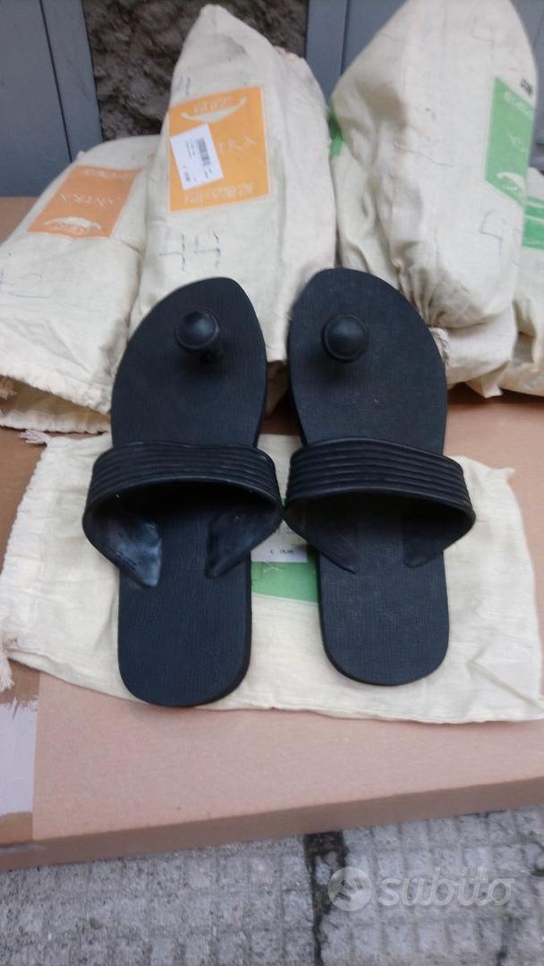 Ciabatte samurai uomo in gomma nero dal 42 a 45 Abbigliamento e Accessori In vendita a Milano
