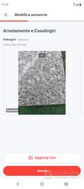 davanzali in marmo grigio 2 Pezzi da  120 cm lungh