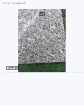 davanzali in marmo grigio 2 Pezzi da  120 cm lungh