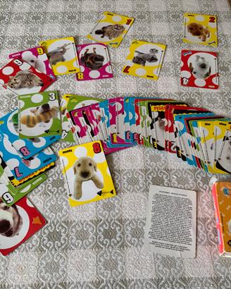 MAZZO CARTE DA GIOCO CUCCIOLI SCARTAMICI PIZZARDI