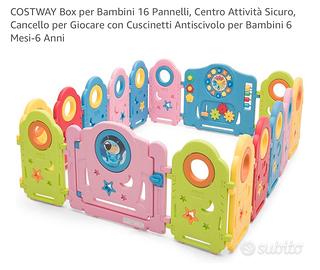 Box per bambini 16 pannelli di alta qualita’.