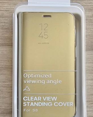 COVER CLEAR VIEW SAMSUNG GALAXY S8 NUOVA