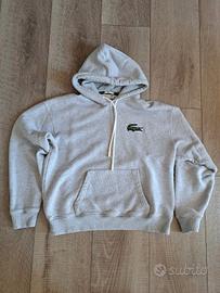 Felpa Lacoste grigia con cappuccio originale