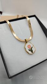 collana con ciondolo tulipano 🌷