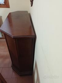 scarpiera a mobiletto ingresso colore noce