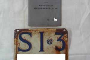 Documenti vespa VB1 per collezionismo