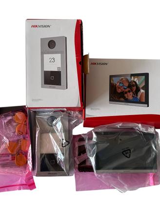Kit Videocitofono IP Hikvision Completo PoE