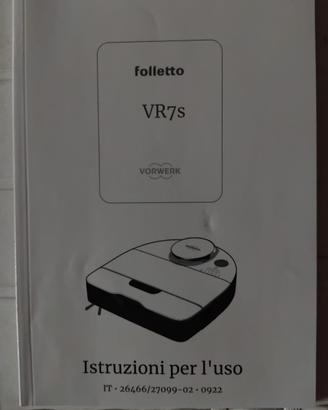 ROBOT ASPIRAPOLVERE VORWERK FOLLETTO VR7s