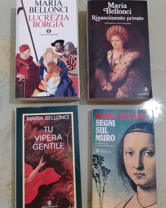 4 libri romanzi di M. Bellonchi vedi foto