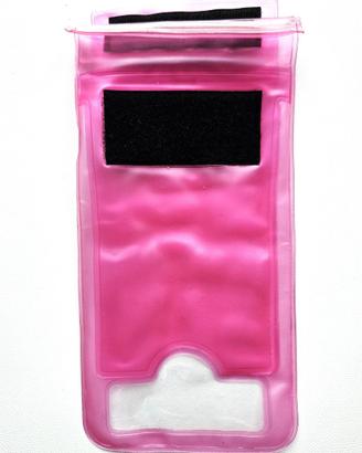 Custodia impermeabile rosa per cellulari Celly