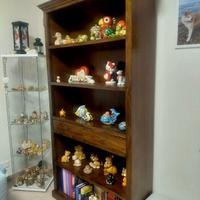 Libreria noce massello