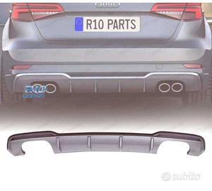 DIFFUSORE AUDI A3 HATCHBACK 17-20 LOOK S3